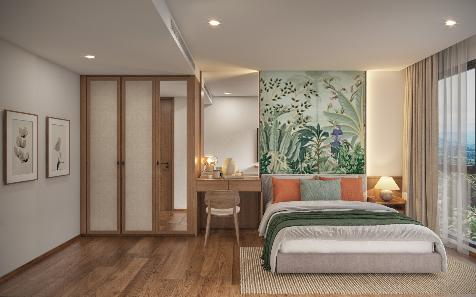 2 Bedrooms interior
